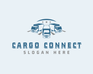 Cargo Trucking Transportation logo design