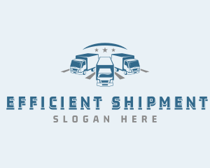 Cargo Trucking Transportation logo design