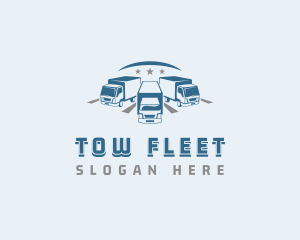 Cargo Trucking Transportation logo design