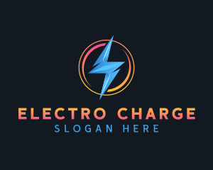 Electric Thunder Bolt logo design