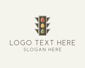 Egg Traffic Stoplight logo