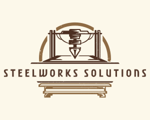 Industrial Laser Engraver logo design