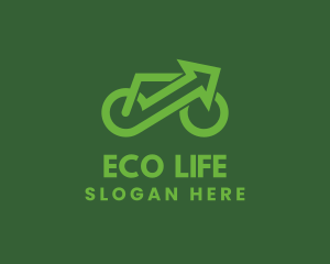 Electric Bike Arrow logo design