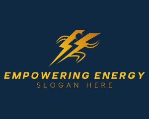 Human Power Thunder logo design