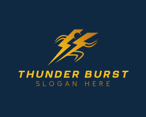 Human Power Thunder logo design