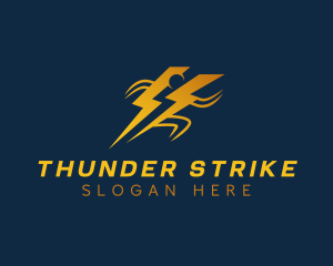 Human Power Thunder logo design