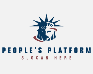 Statue Liberty America logo