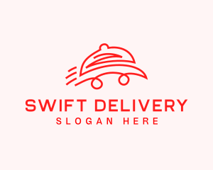 Red Delivery Car logo design