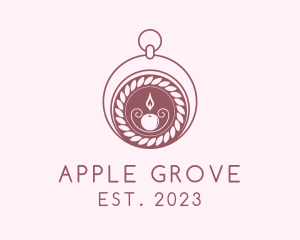 Apple Candle Light logo design