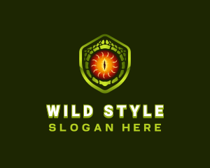 Reptile Wild Eyes logo design