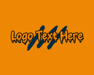 Halloween Graffiti  Wordmark logo