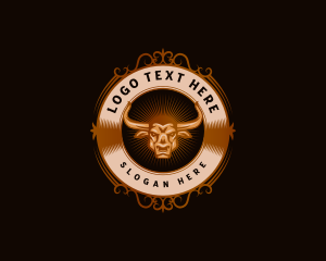 Bull Texas Ranch Logo