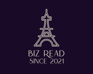 Eiffel Tower Landmark logo design