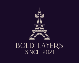 Eiffel Tower Landmark logo design