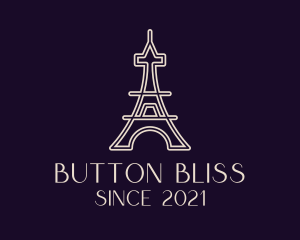 Eiffel Tower Landmark logo design