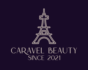 Eiffel Tower Landmark logo design