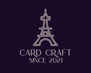 Eiffel Tower Landmark logo design