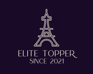 Eiffel Tower Landmark logo design