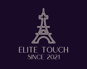 Eiffel Tower Landmark logo design