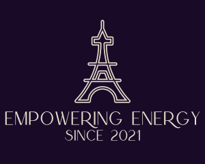 Eiffel Tower Landmark logo design