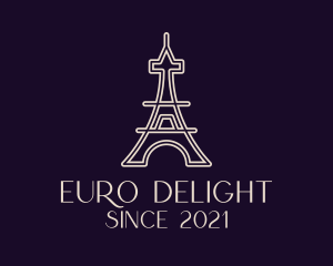 Eiffel Tower Landmark logo