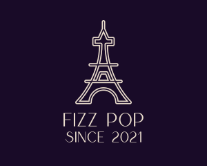 Eiffel Tower Landmark logo design