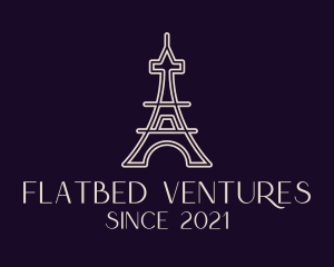 Eiffel Tower Landmark logo design