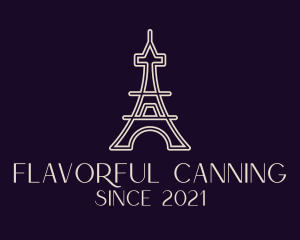 Eiffel Tower Landmark logo design