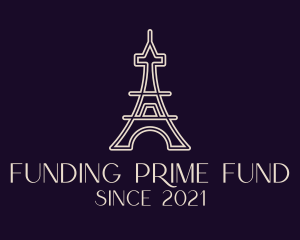 Eiffel Tower Landmark logo design