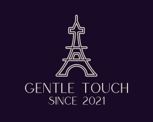 Eiffel Tower Landmark logo design