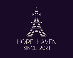 Eiffel Tower Landmark logo