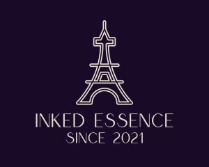 Eiffel Tower Landmark logo design