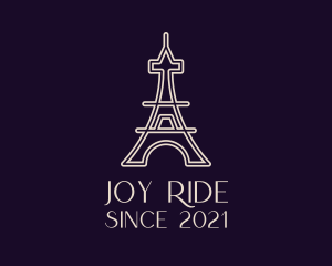 Eiffel Tower Landmark logo design