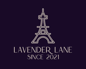 Eiffel Tower Landmark logo design