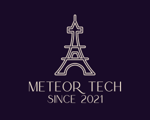 Eiffel Tower Landmark logo design