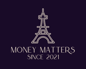 Eiffel Tower Landmark logo design