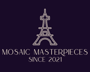 Eiffel Tower Landmark logo design