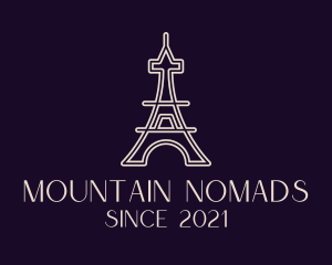 Eiffel Tower Landmark logo design