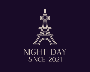 Eiffel Tower Landmark logo