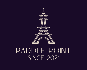 Eiffel Tower Landmark logo design