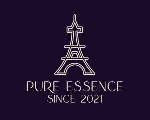 Eiffel Tower Landmark logo design