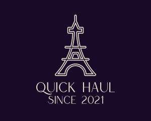 Eiffel Tower Landmark logo design