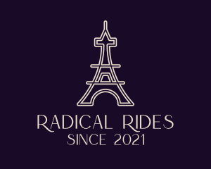 Eiffel Tower Landmark logo design