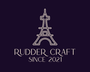 Eiffel Tower Landmark logo design