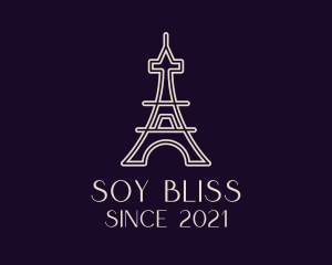 Eiffel Tower Landmark logo design