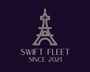 Eiffel Tower Landmark logo design