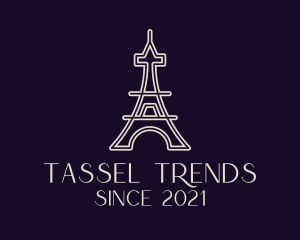 Eiffel Tower Landmark logo design