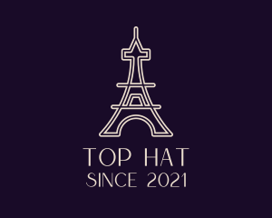 Eiffel Tower Landmark logo design