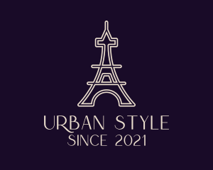 Eiffel Tower Landmark logo design