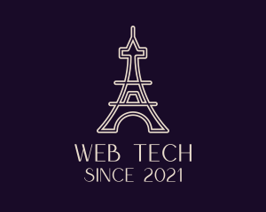 Eiffel Tower Landmark logo design